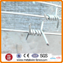 Zinc coated Barbed Wire barrier wire,clear coated wire